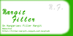 margit filler business card